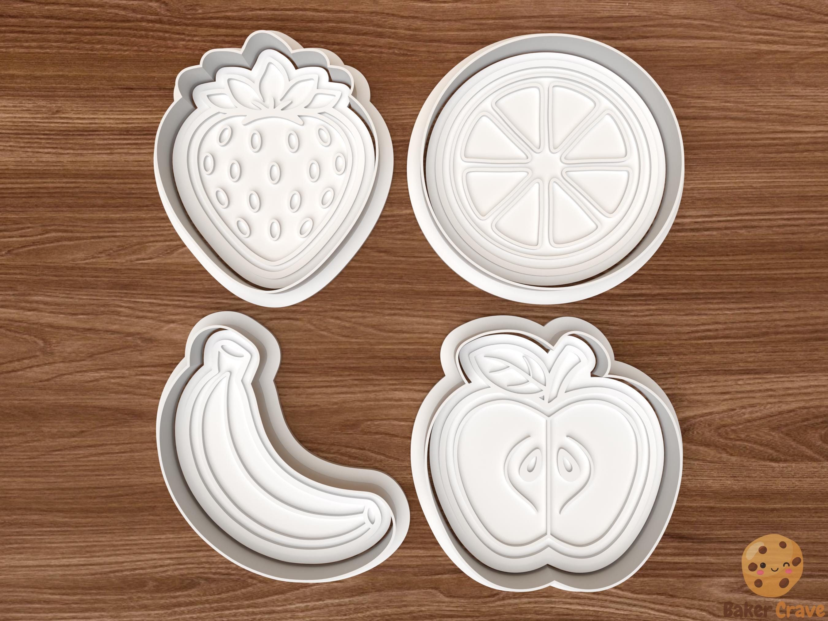 Fruit Cookie Cutter Set STL File