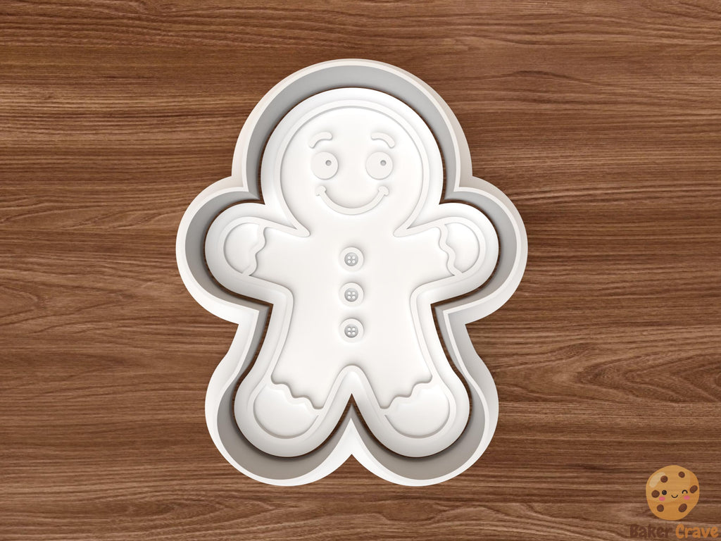 Gingerbread Man Cookie Cutter STL File