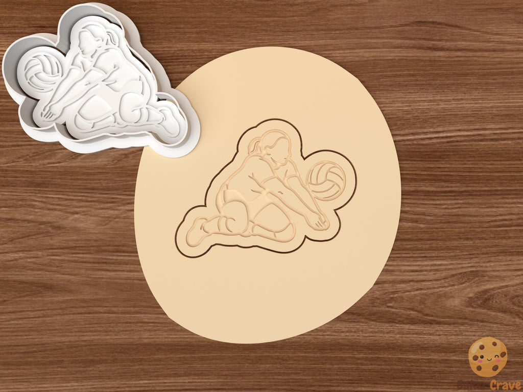 Volleyball Cookie Cutter Set STL File