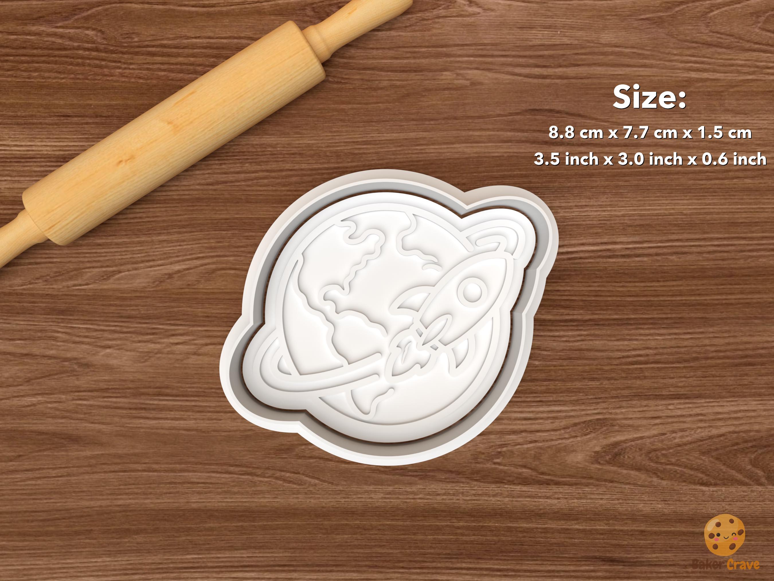 Rocket & Meteor Space Cookie Cutter Set STL File