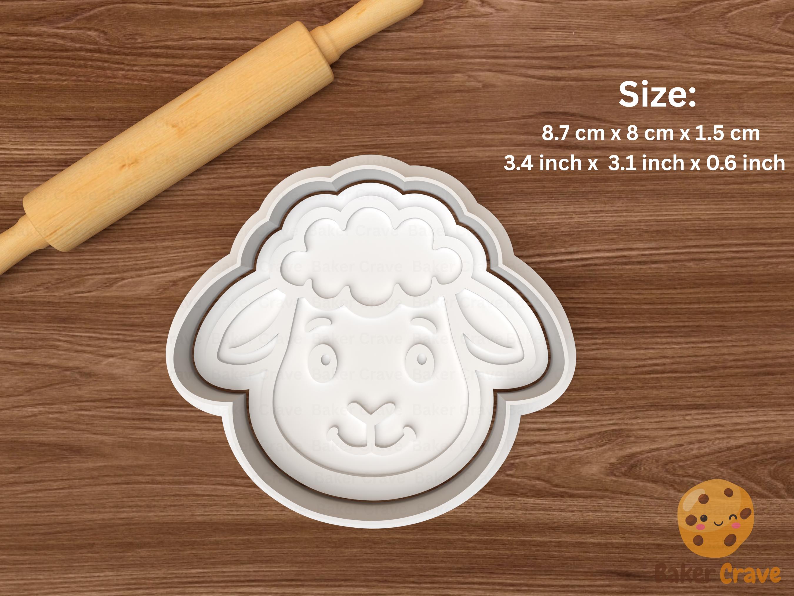 Farm Animal Faces Cookie Cutter Set STL File