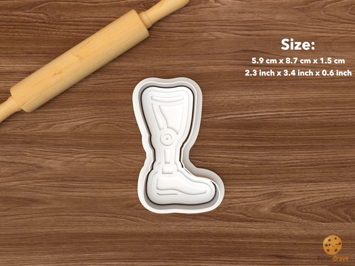 Accessibility Inclusion Cookie Cutter Set - single prosthetic leg