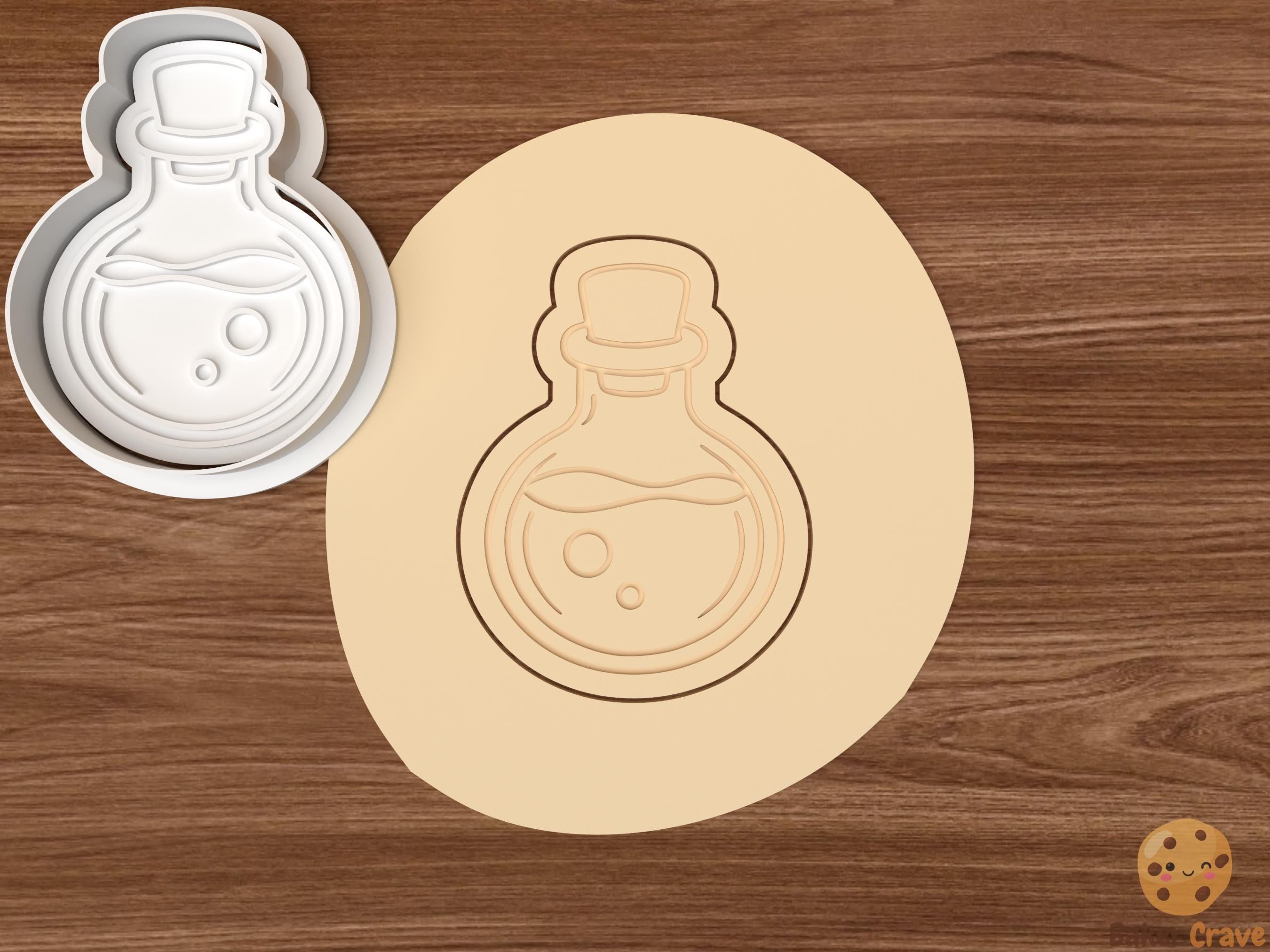 Herbs & Potion Cookie Cutter Set STL File