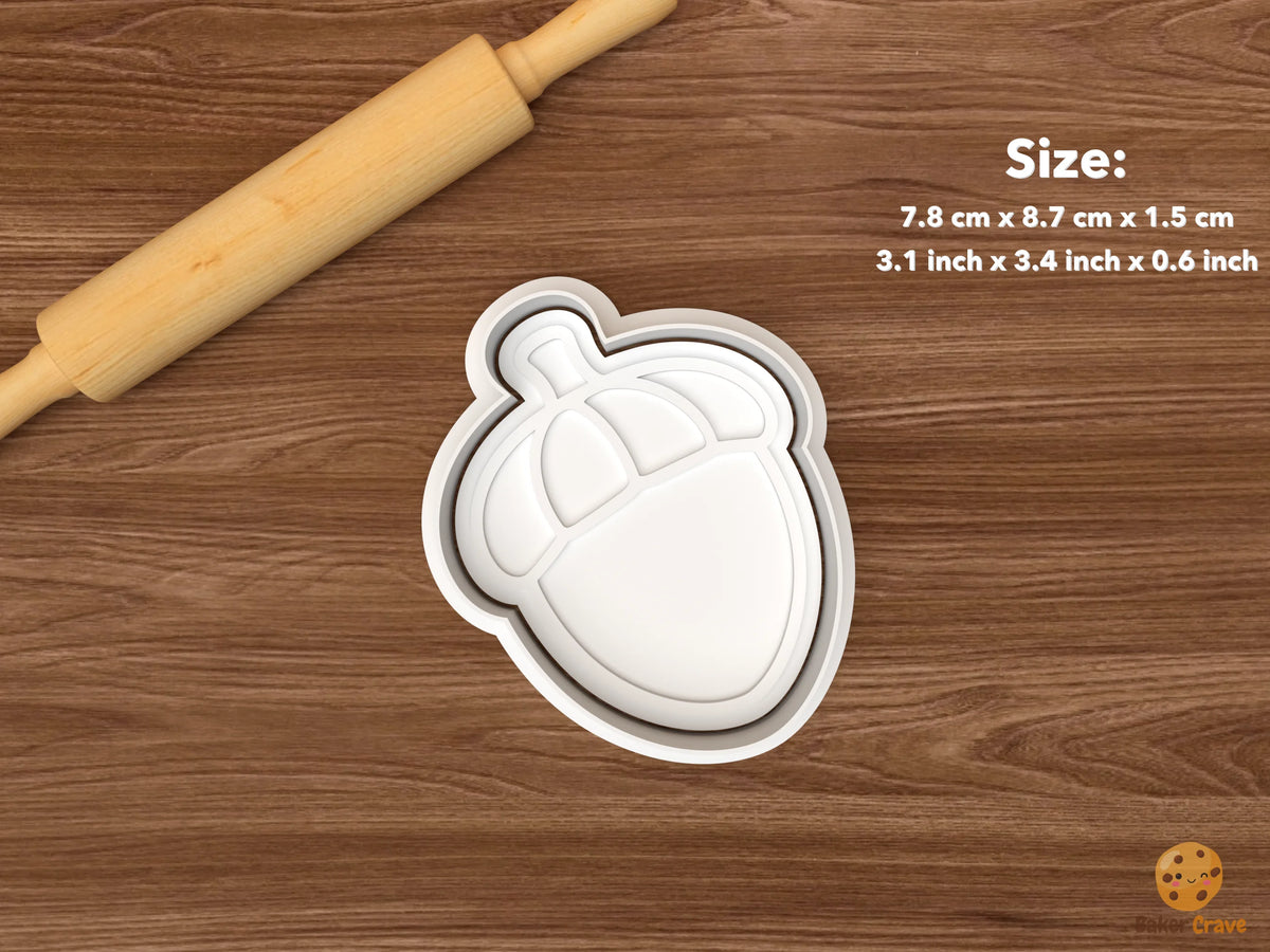 Acorn and Oak Woodland Cookie Cutter Set STL File