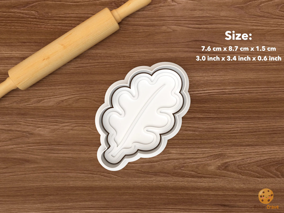 Acorn and Oak Woodland Cookie Cutter Set STL File
