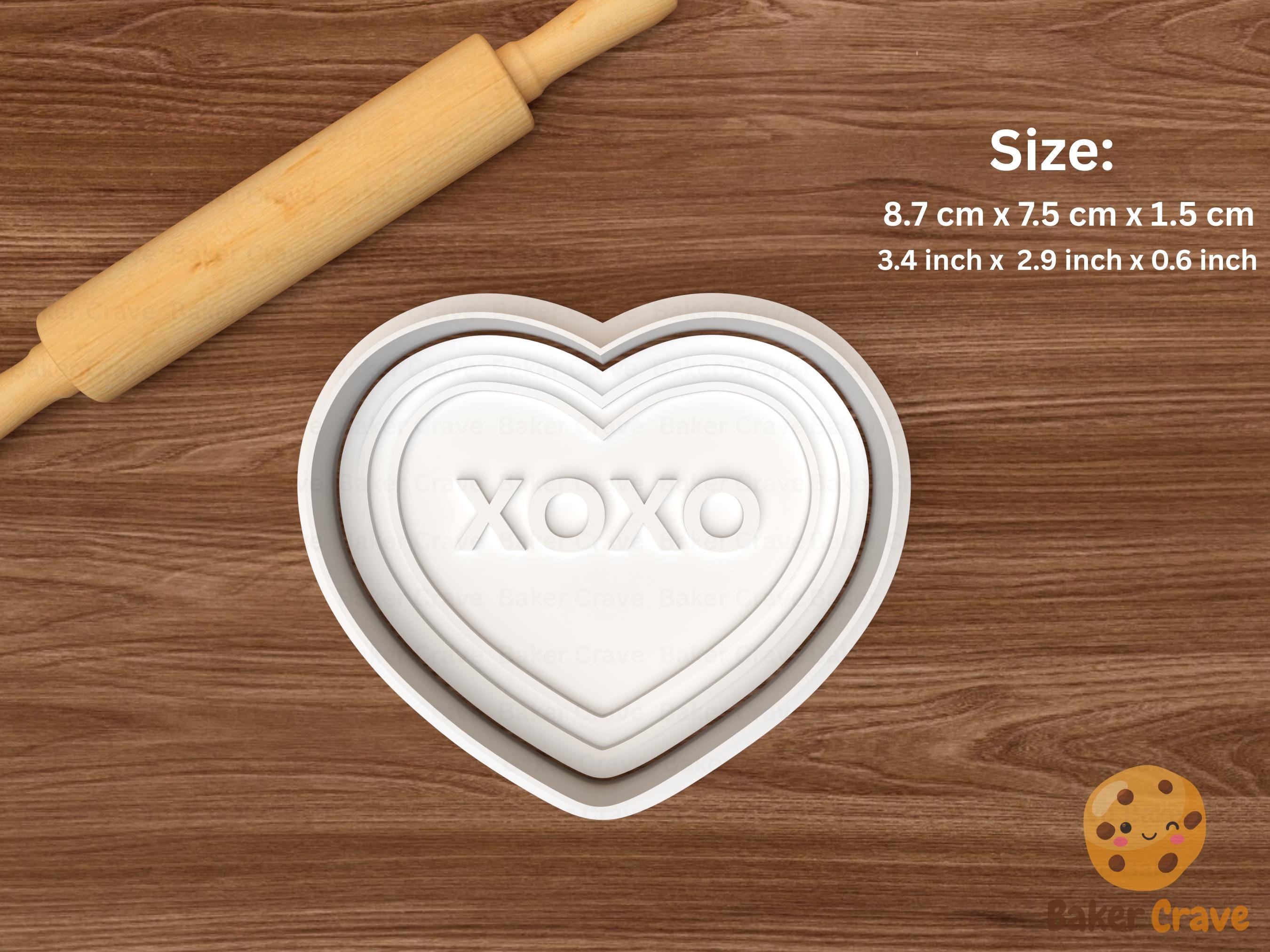 Valentines Conversation Hearts Cookie Cutter Set STL File