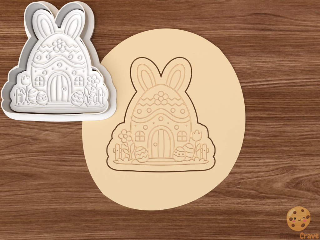 Easter Houses Cookie Cutter Set STL File