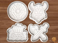 Viking Cookie Cutter Set STL File