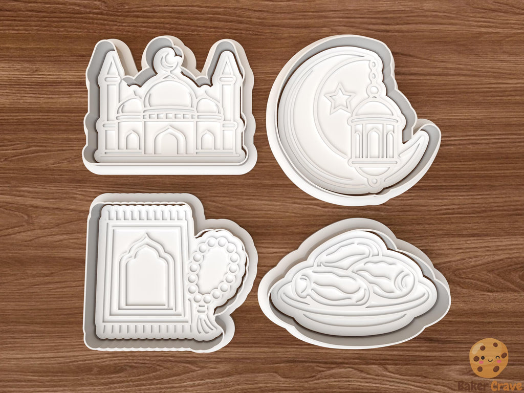 Ramadan Cookie Cutter Set STL File