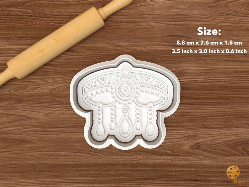 African Jewelry Cookie Cutter Set STL File