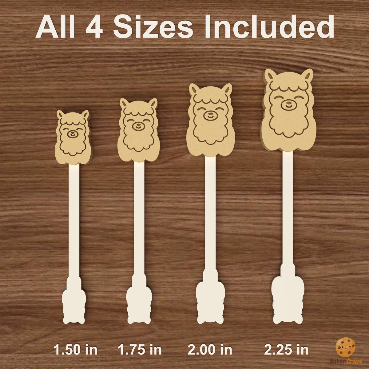 Alpaca Cake Pop Mold STL File