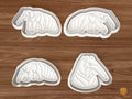Anteater Cookie Cutter Set STL File - 01 set main