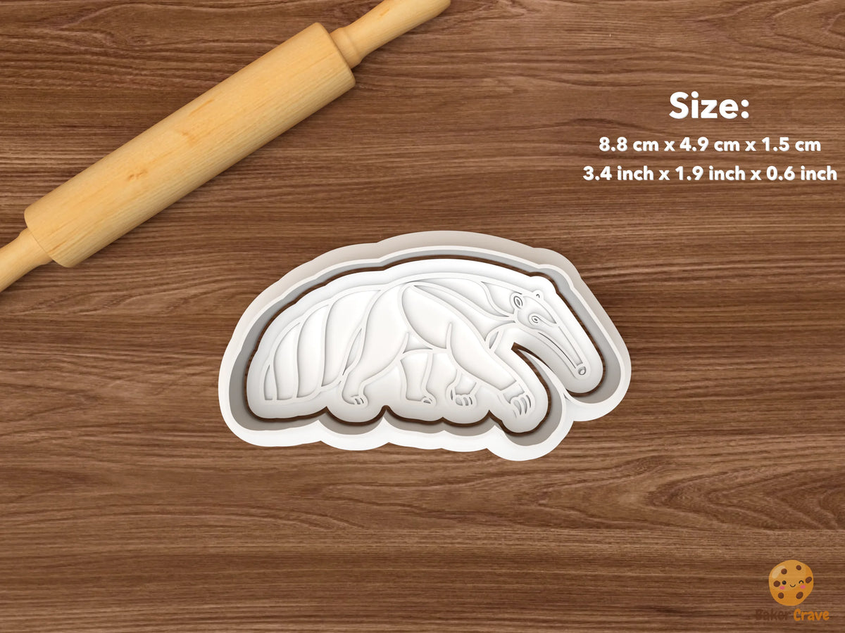Anteater Cookie Cutter Set - single walking anteater