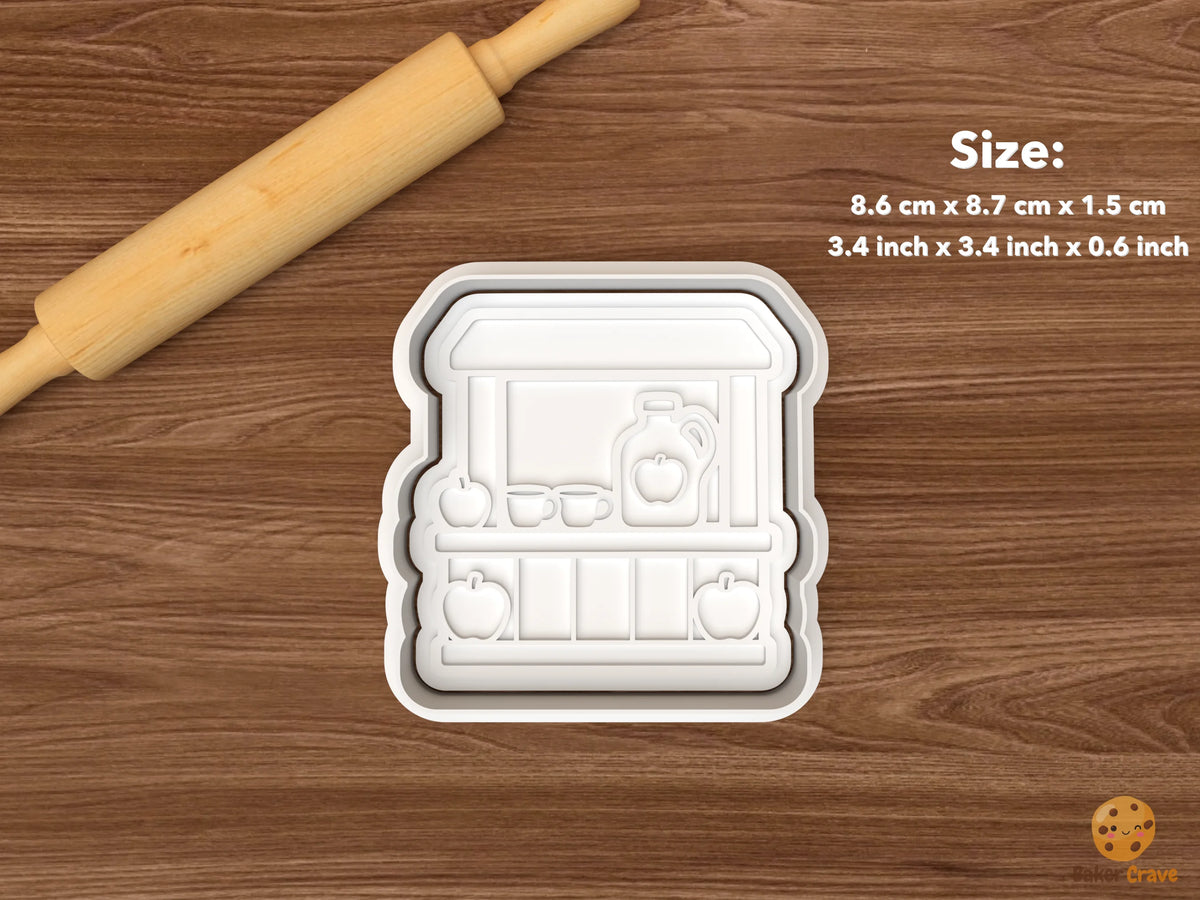 Apple Cider Stand Cookie Cutter Set