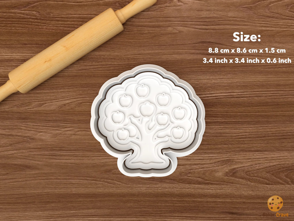 Apple Picking Orchard Cookie Cutter Set STL File