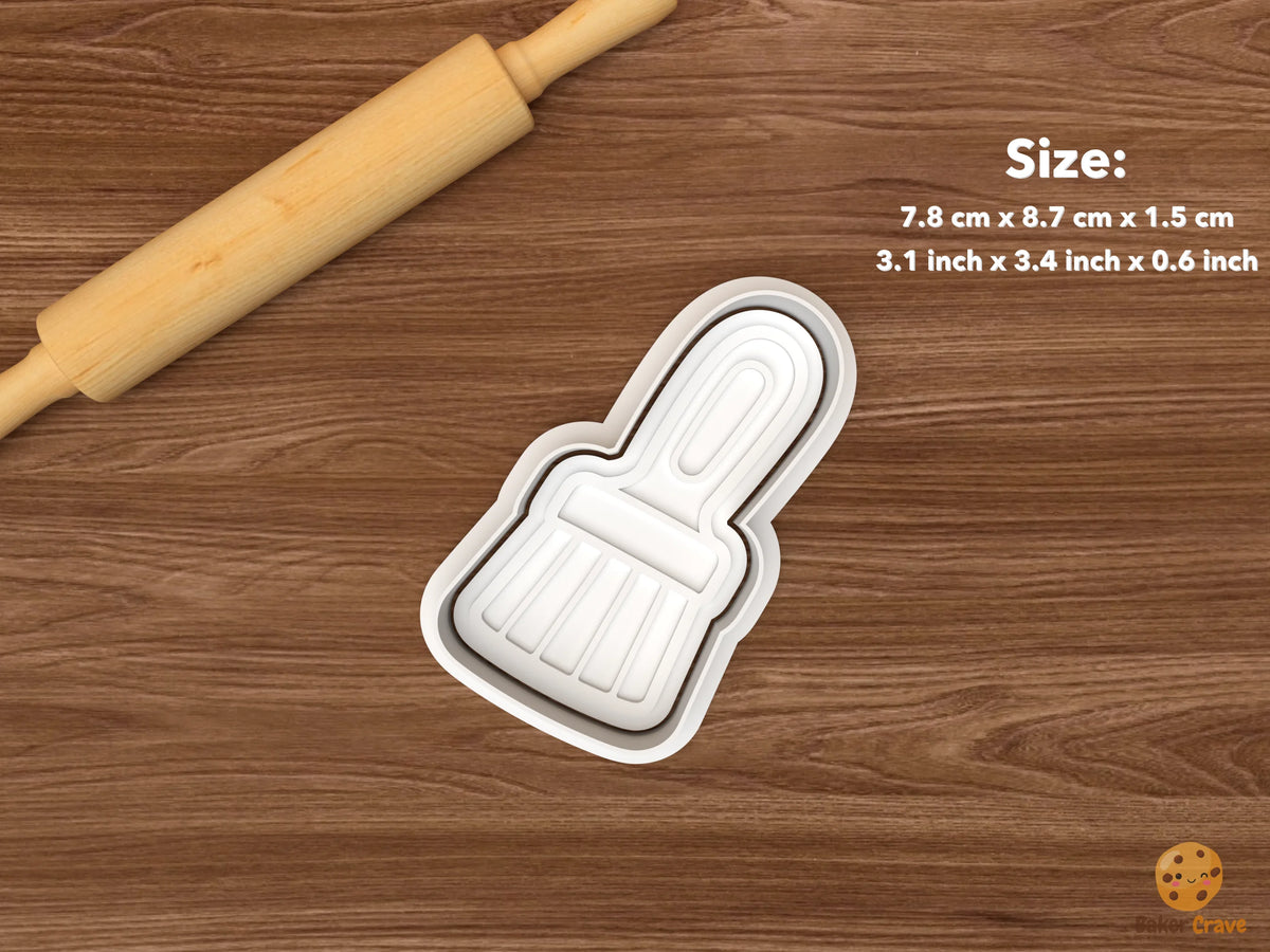 Archaeology Dig Cookie Cutter Set - single excavation brush