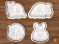 Armadillo Cookie Cutter Set STL File - 01 set main