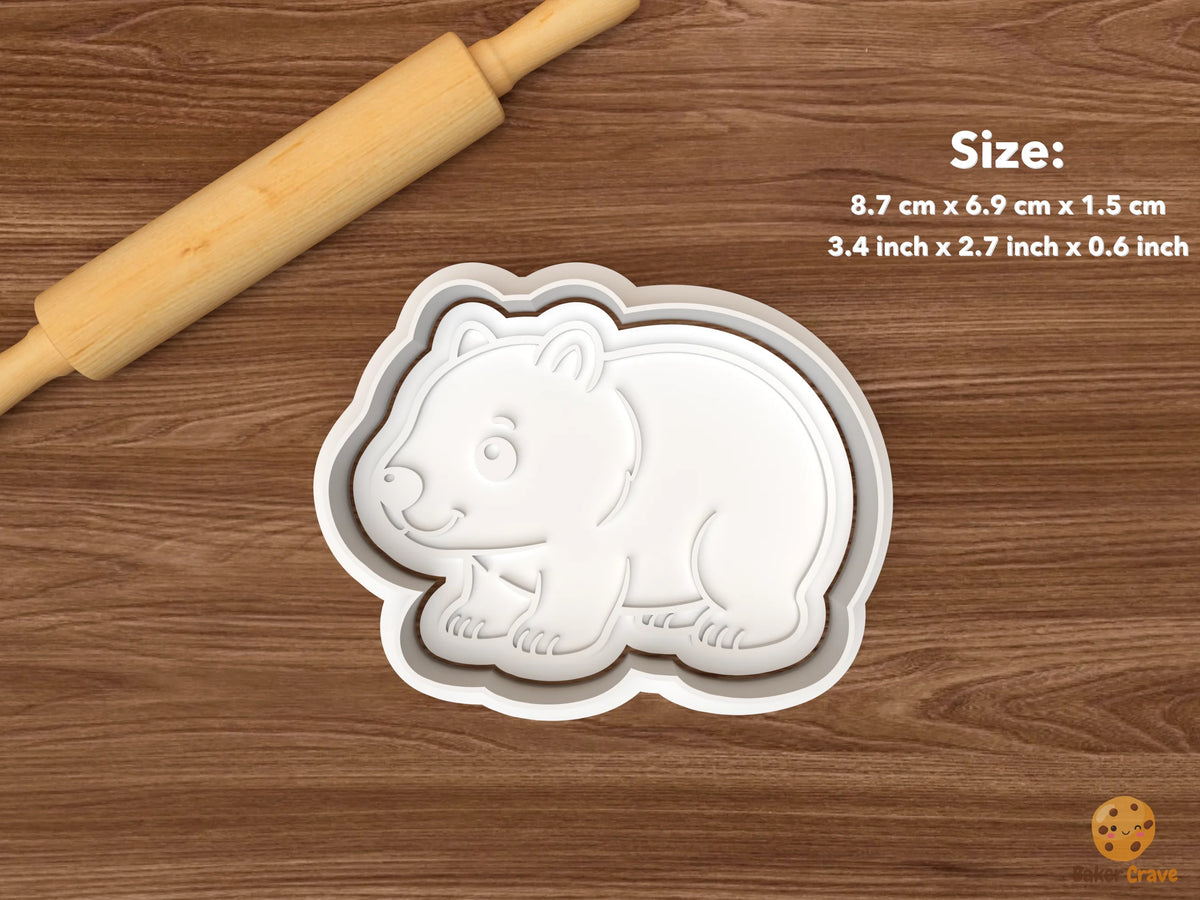 Australian Animals Cookie Cutter Set - single wombat