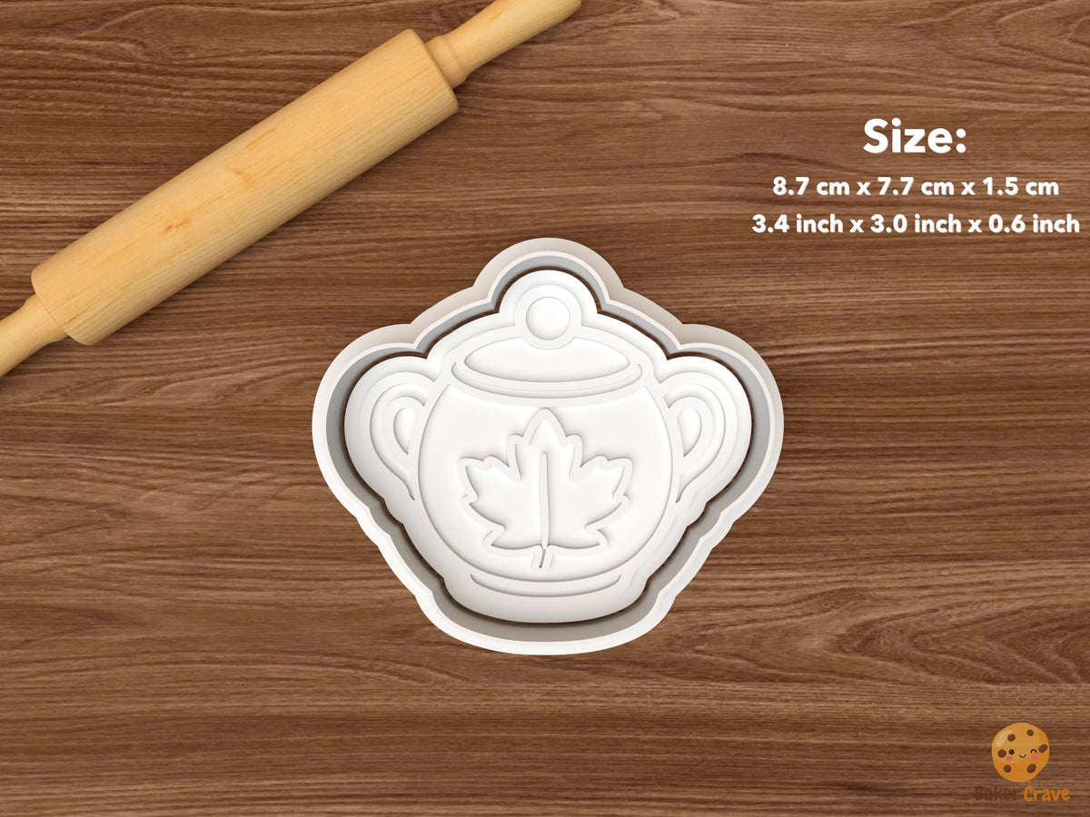 Autumn Tea Party Cookie Cutter Set STL File