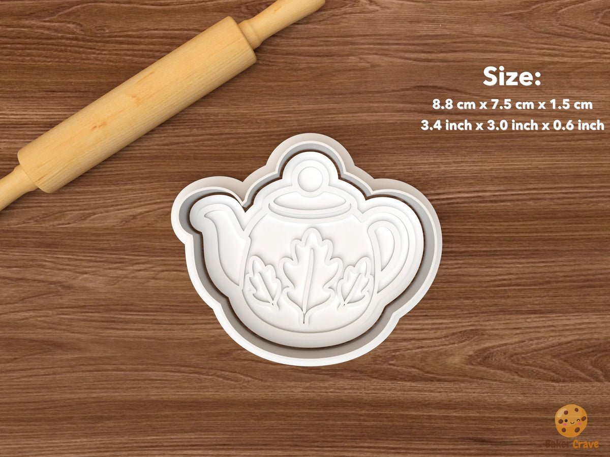 Autumn Tea Party Cookie Cutter Set STL File