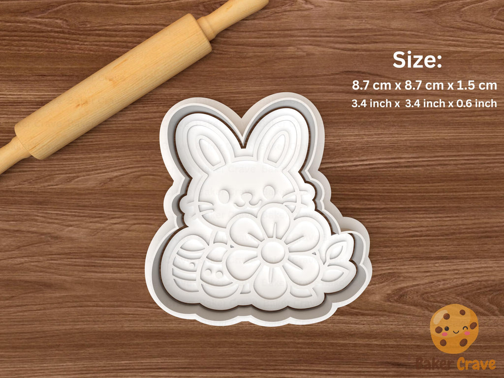 Easter Bunny Cookie Cutter Set STL File