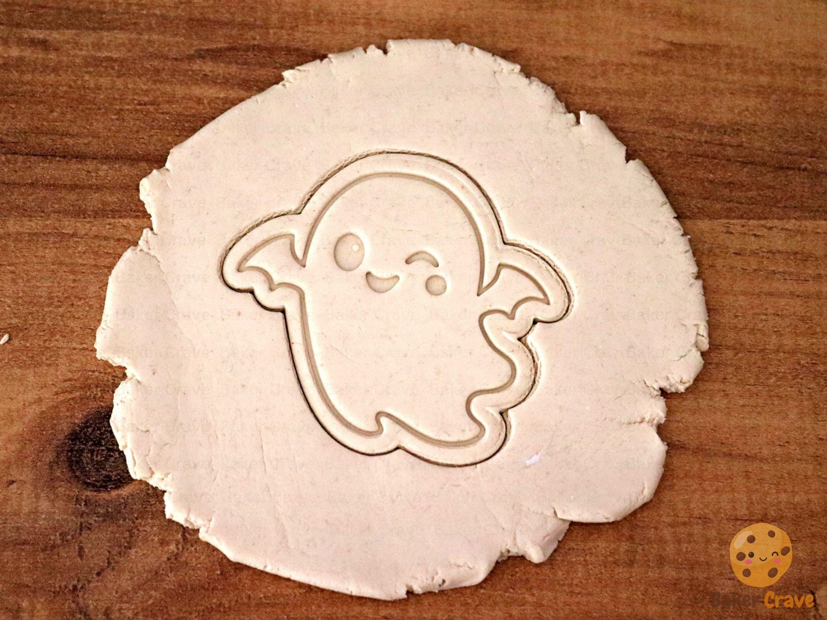 Kawaii Halloween Ghost Cookie Cutter Set STL File