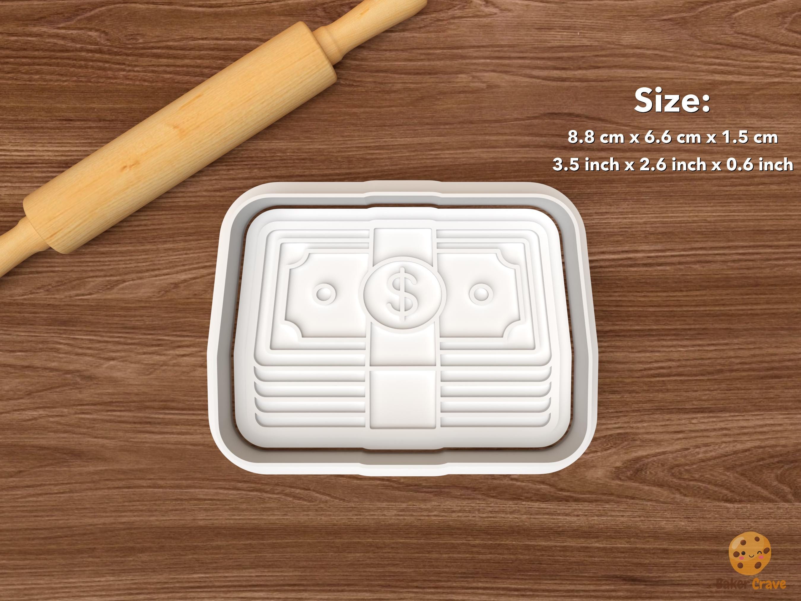 Money Savings Cookie Cutter Set STL File