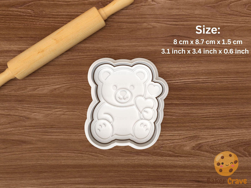 Bear Cookie Cutter Set STL File
