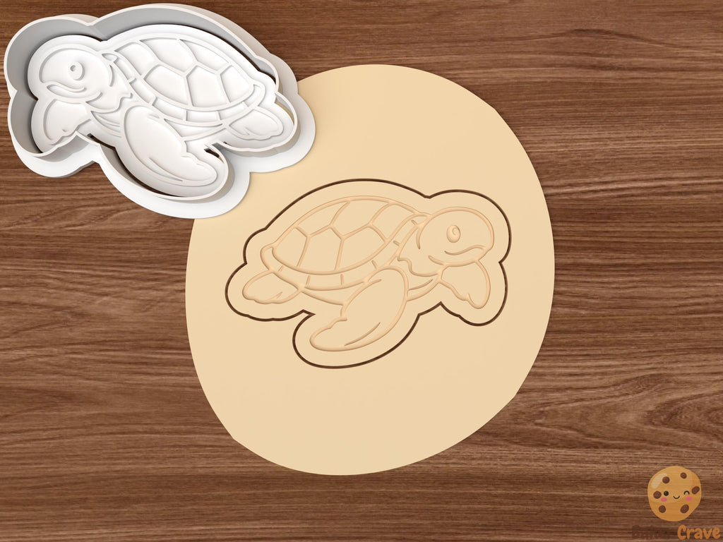 Sea Turtle Cookie Cutter Set STL File