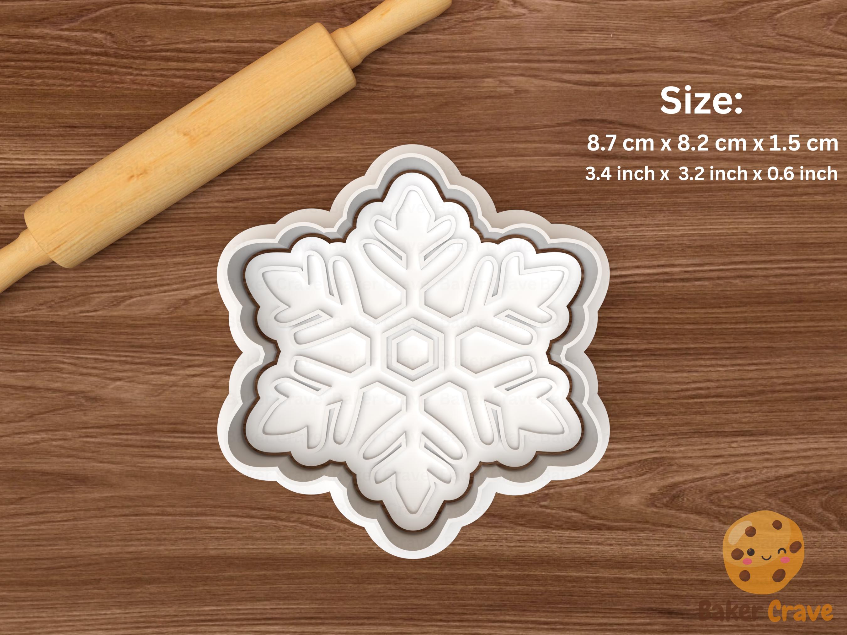 Snowflake Cookie Cutter Set STL File