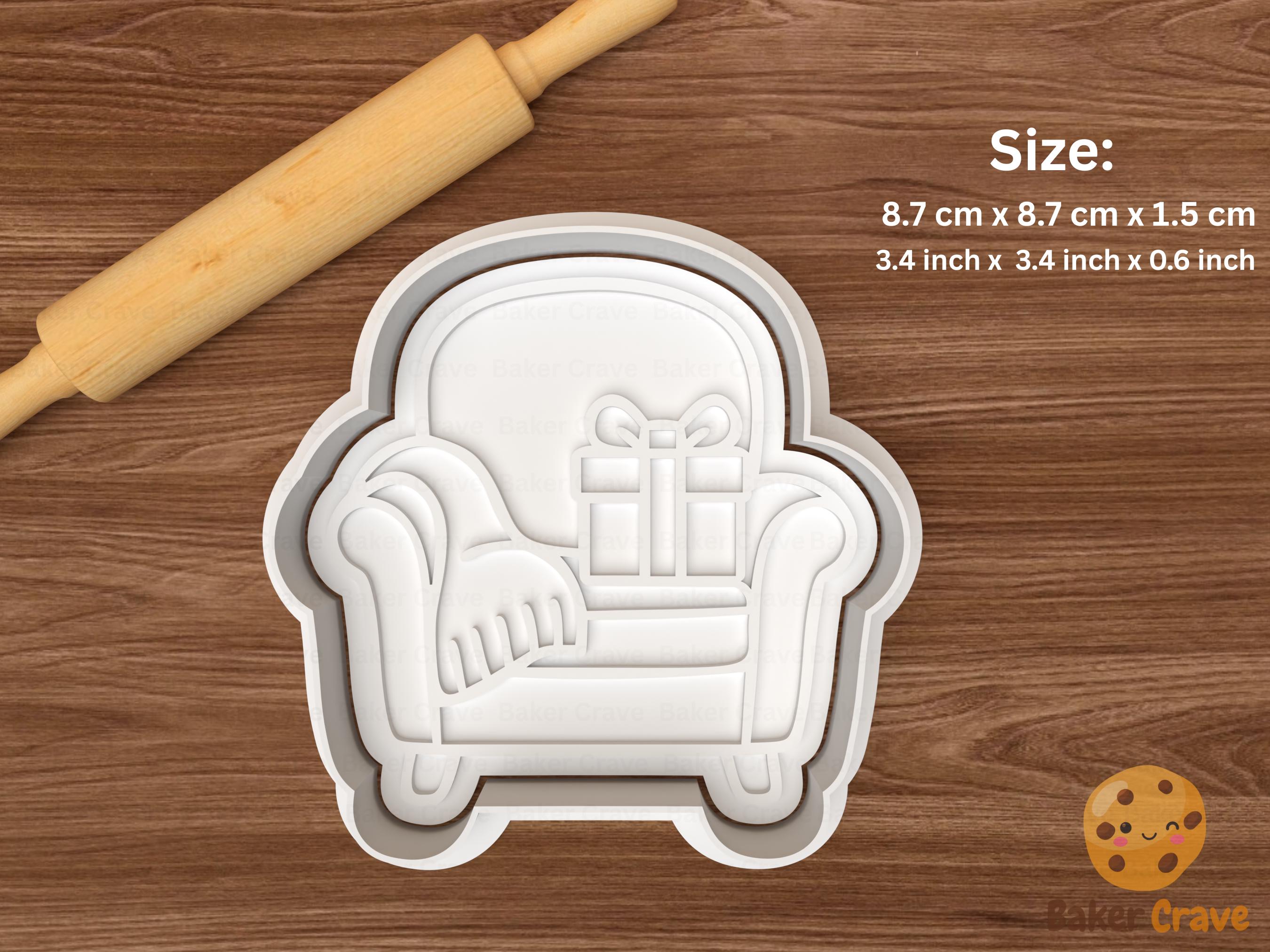 Christmas Cozy Home Cookie Cutter Set STL File