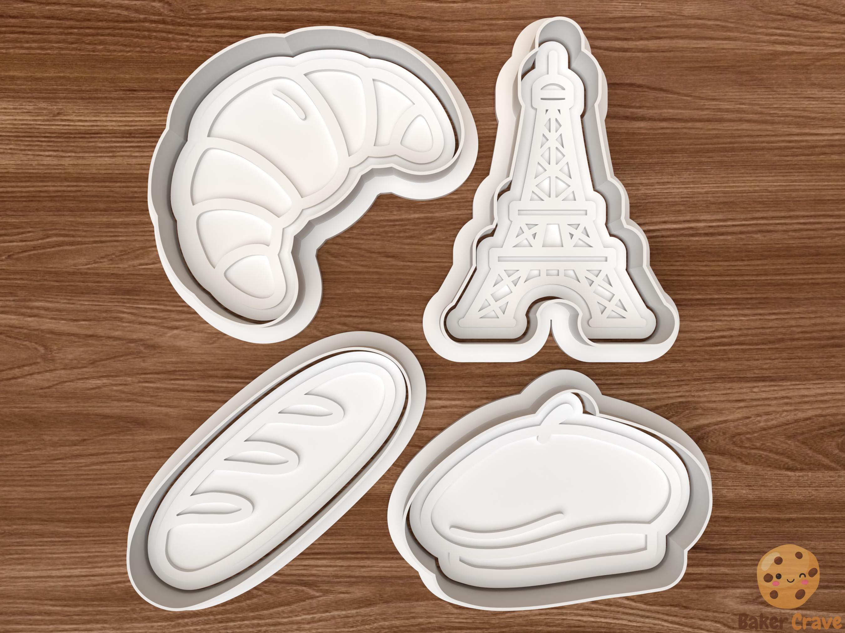France Culture Cookie Cutter Set STL File