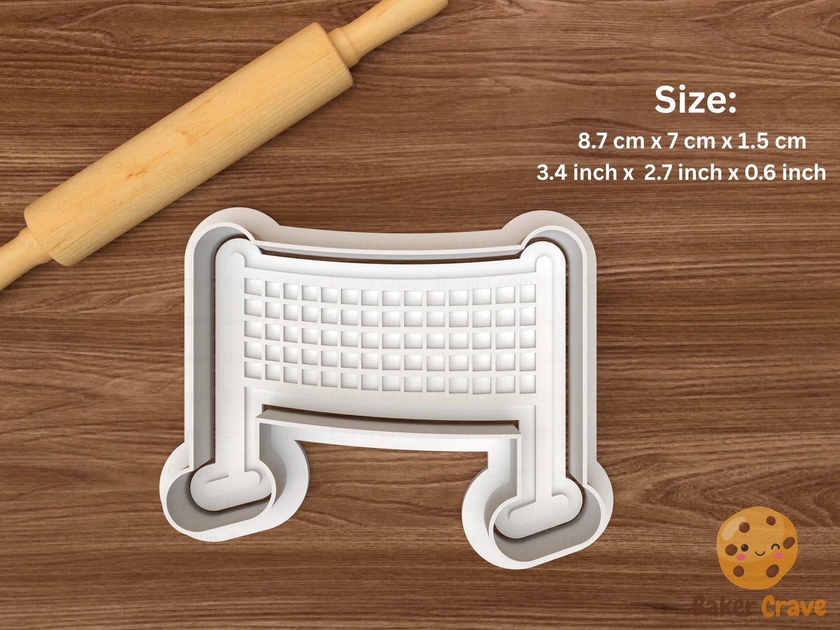 Badminton Cookie Cutter Set STL File - badminton4fix
