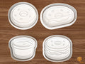 Bagel Brunch Cookie Cutter Set STL File - 01 set main