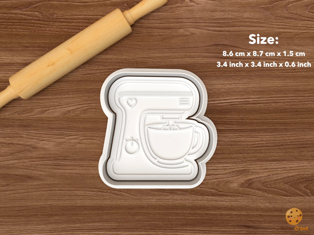 Baking Essentials Cookie Cutter Set STL File - single stand mixer