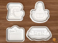 Baking Essentials Cookie Cutter Set STL File - 01 set main