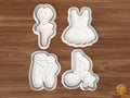 Ballet Cookie Cutter Set STL File - ballet1
