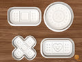 Bandage Cookie Cutter Set STL File - 01 set main