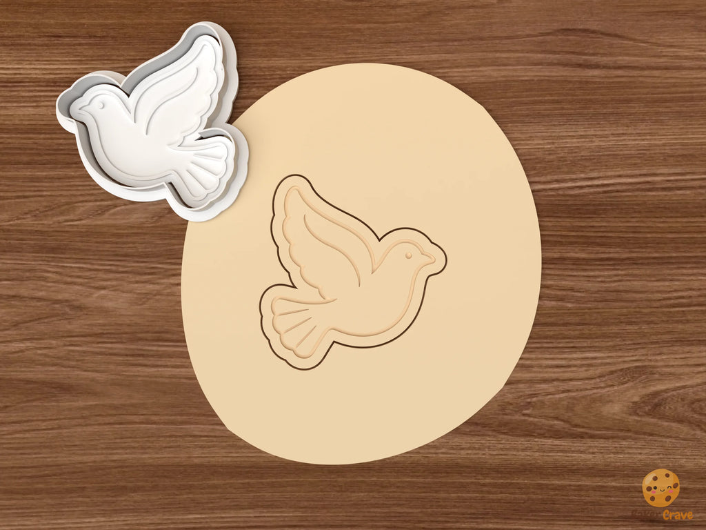 Baptism Cookie Cutter Set STL File - dough dove