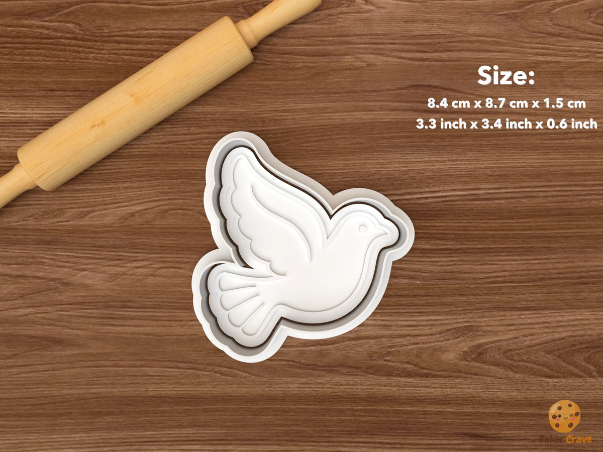 Baptism Cookie Cutter Set - single dove