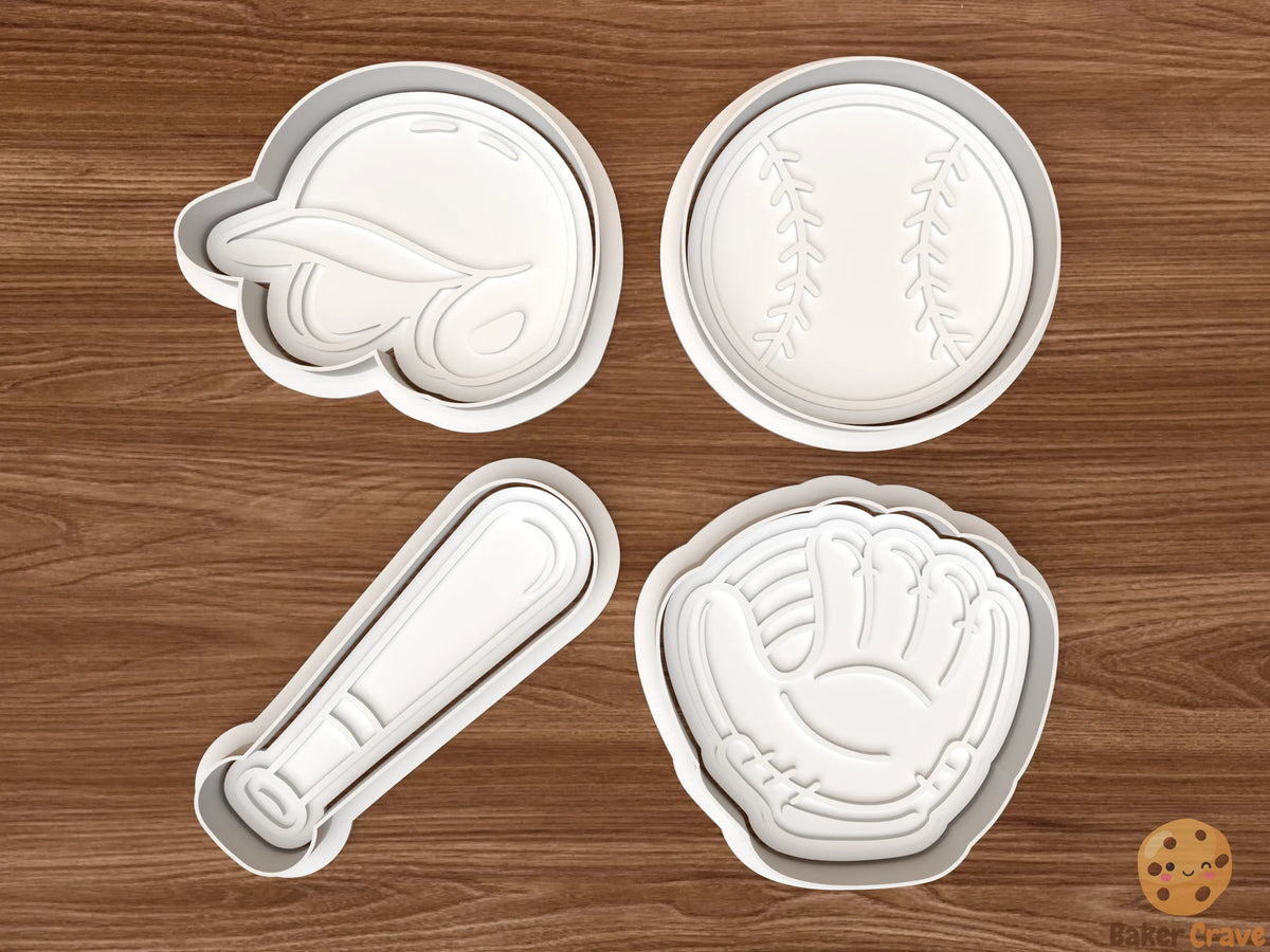 Baseball Cookie Cutter Set - baseball1