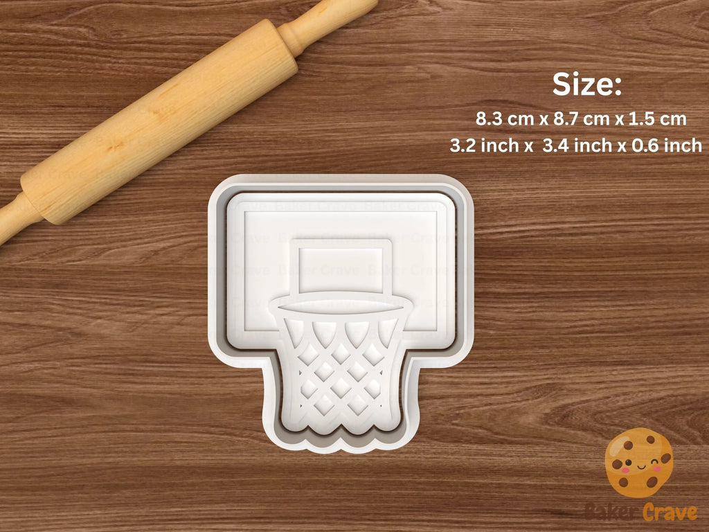 Basketball Cookie Cutter Set STL File - basket2