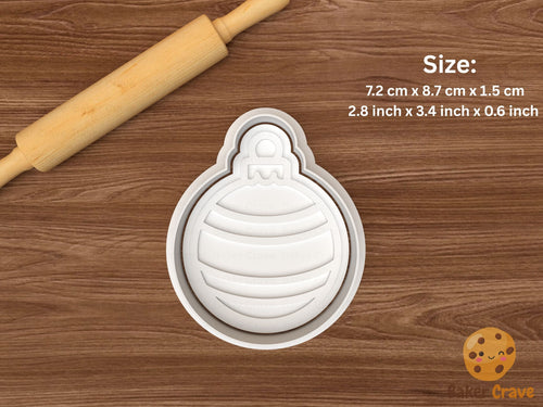 Christmas Bauble Cookie Cutter Set STL File - baubles2