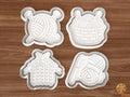 Knitting Cookie Cutter Set STL File
