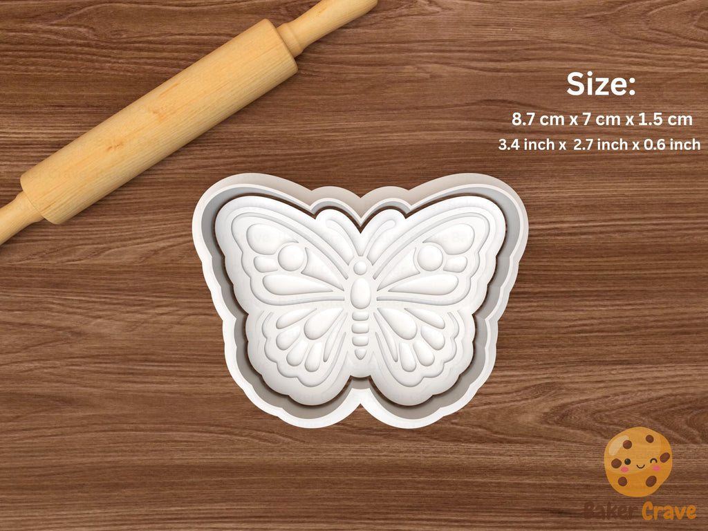 Butterfly Cookie Cutter Set STL File