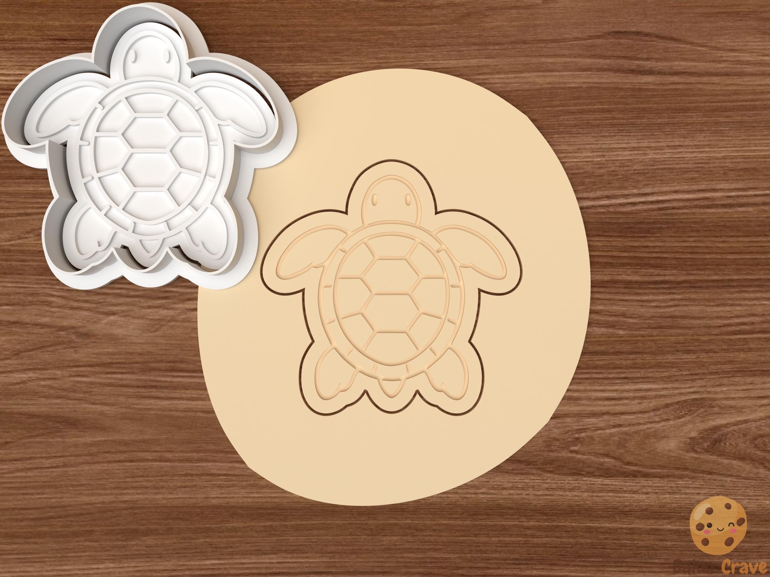 Sea Turtle Cookie Cutter Set STL File