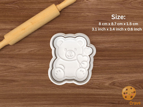 Bear Cookie Cutter Set STL File - bear3