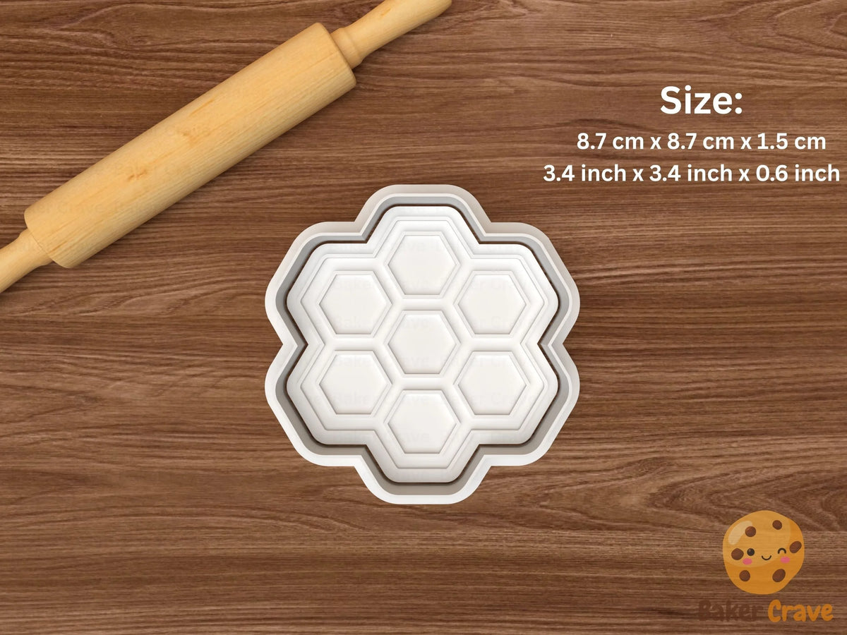 Bee Cookie Cutter Set STL File - beeset5