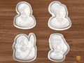 African Woman Cookie Cutter Set STL File