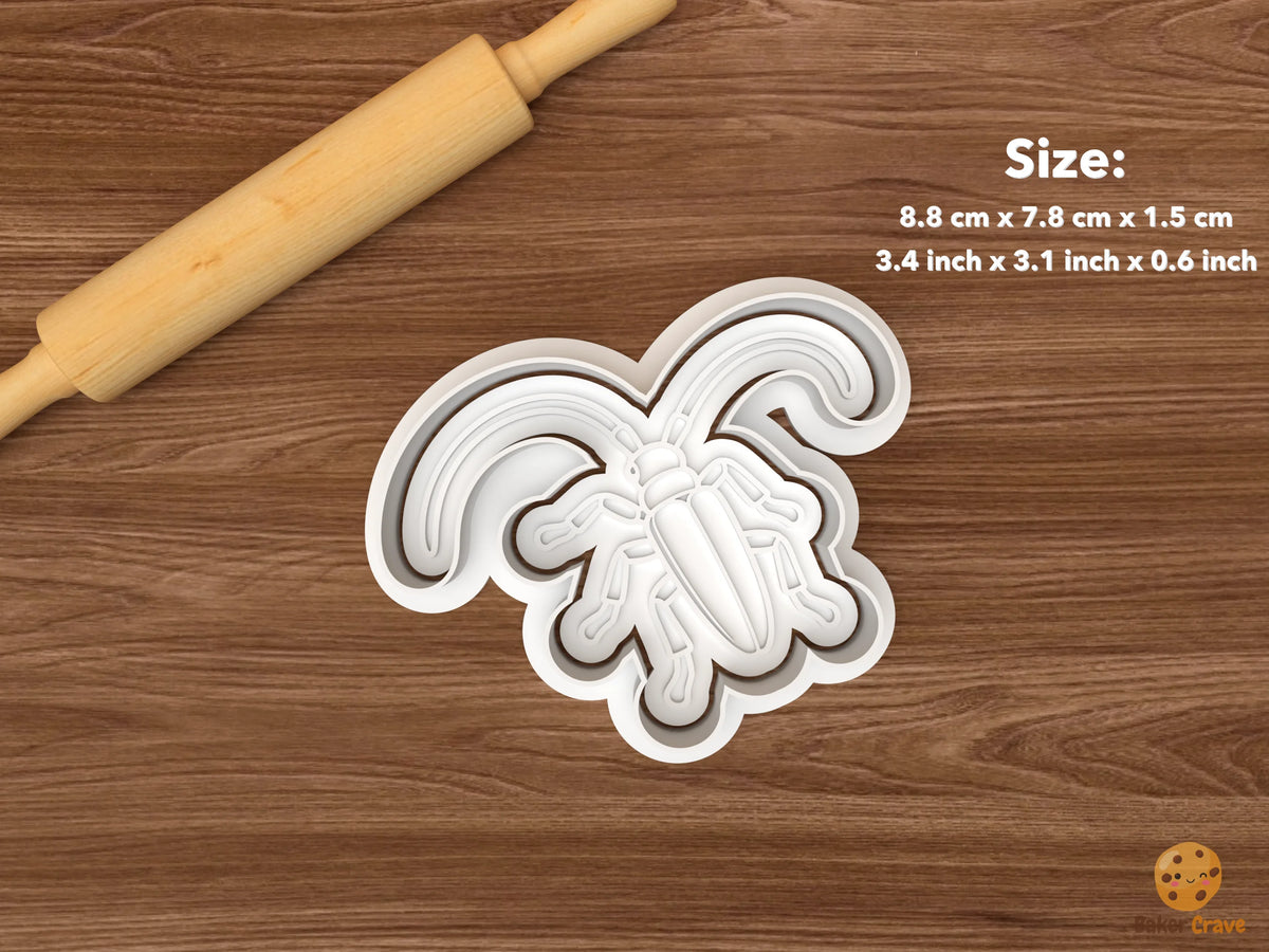 Beetle Cookie Cutter Set - single longhorn beetle